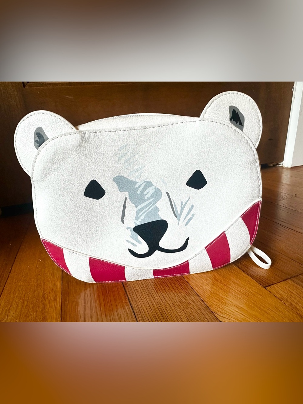 Vera Bradley Iconic Polar Bear Cosmetic Bag Beary Merry Holiday